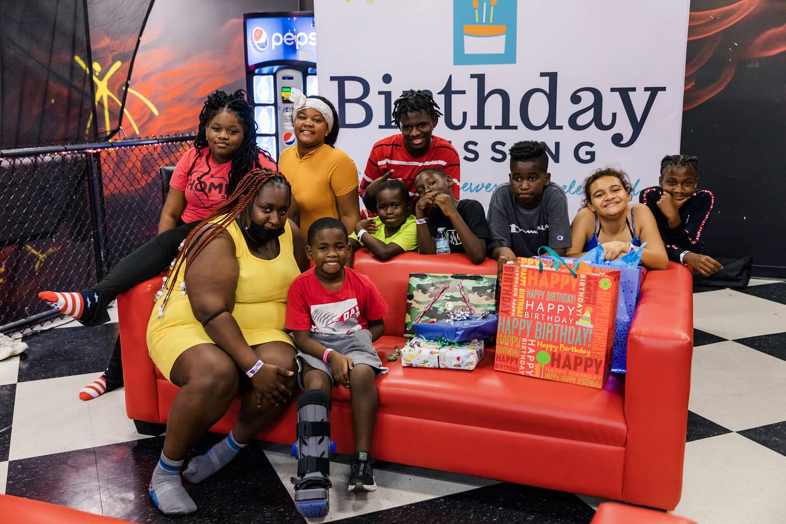 Family of a Birthday Boy celebrating in Birthday Blessing