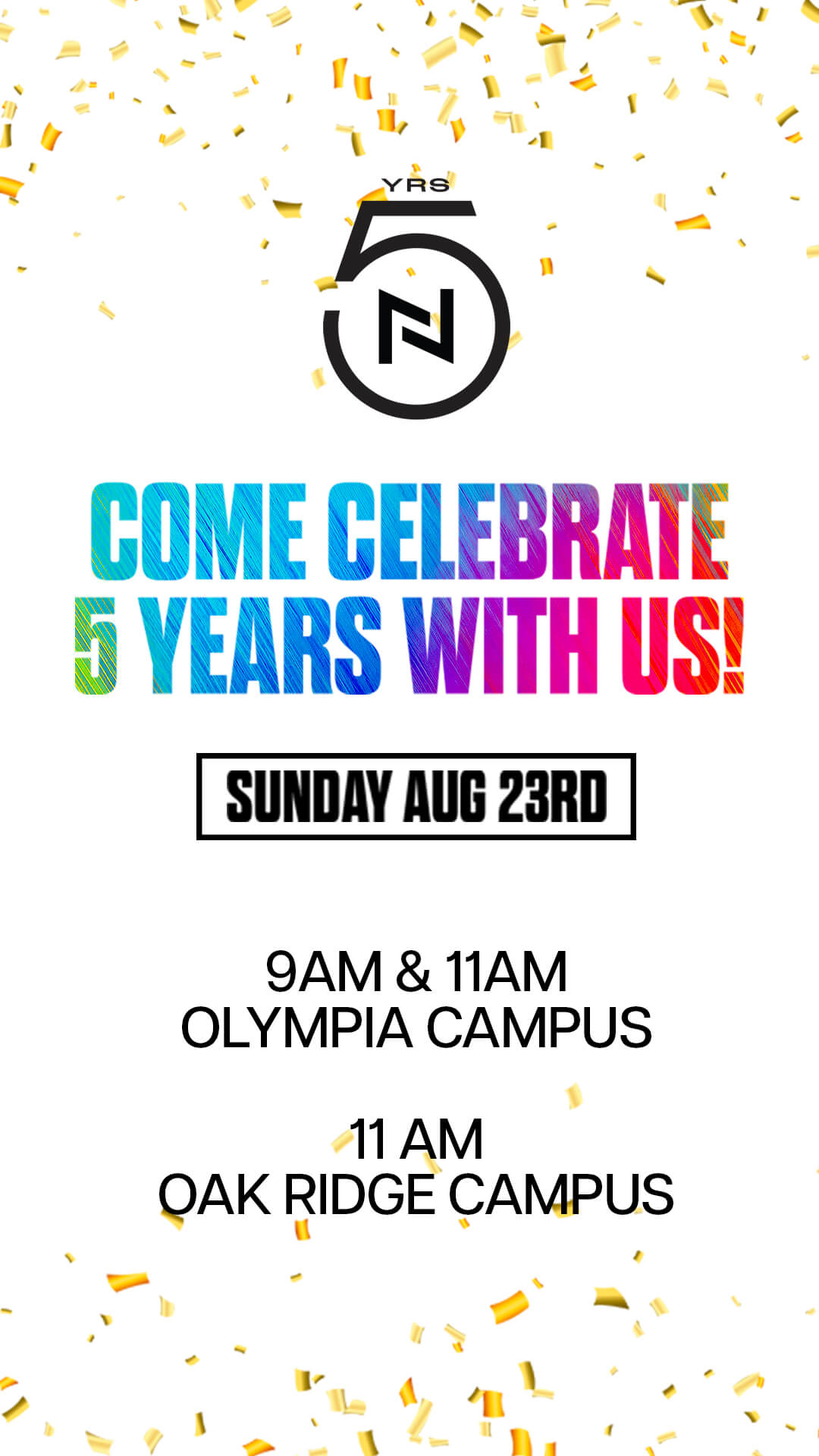 Nations Church Celebrate 5 Years